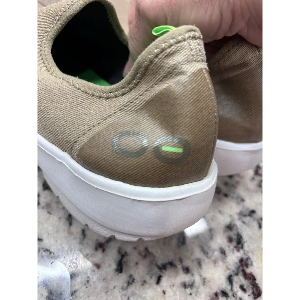 OOFOS‎ Oomg Eezee Womens 9 Recovery Low Shoes Taupe Comfort Slip On Loafers